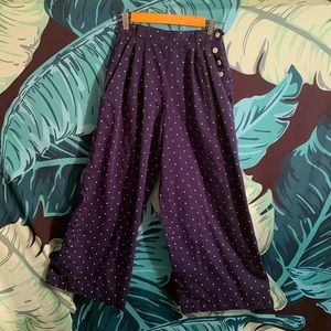 Wide leg vintage clamdiggers